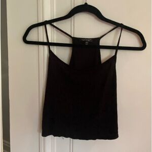 Black Topshop Crop Top Tank Top Size 2/S